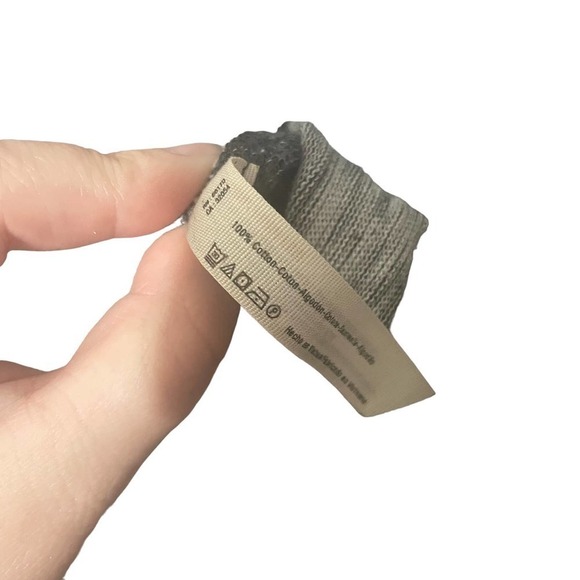 Free People Beach Charcoal Gray Cocoon Cowl Neck Long Sleeve - Picture 5 of 9